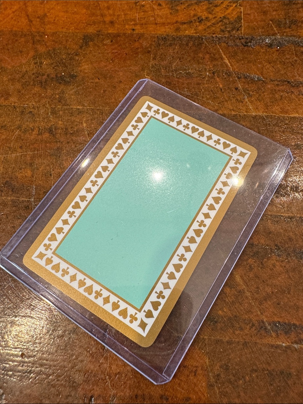 Tiffany & Co. Blue and Gold Playing Card Case
